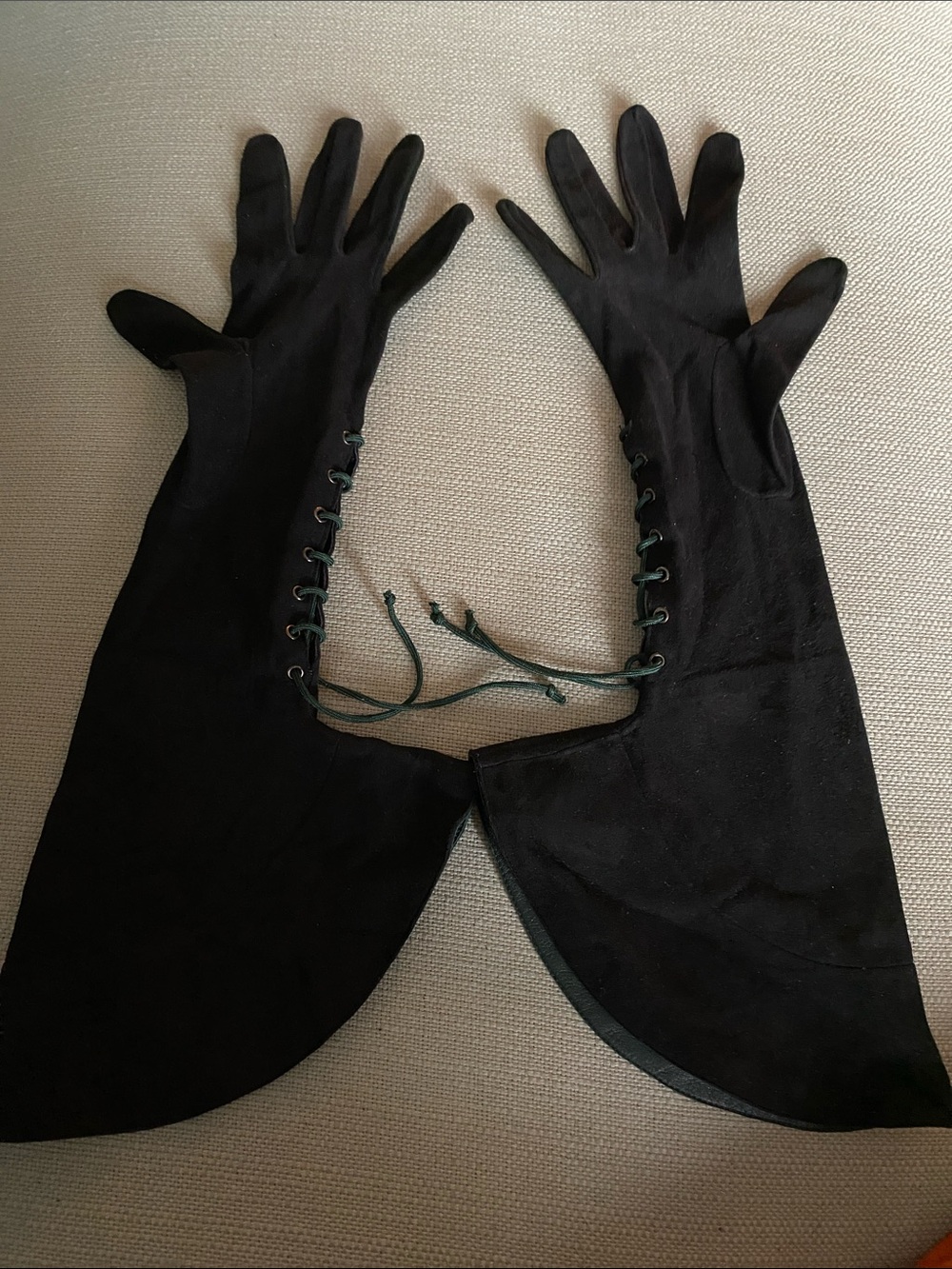 Opera Length Laced Gloves Made In France